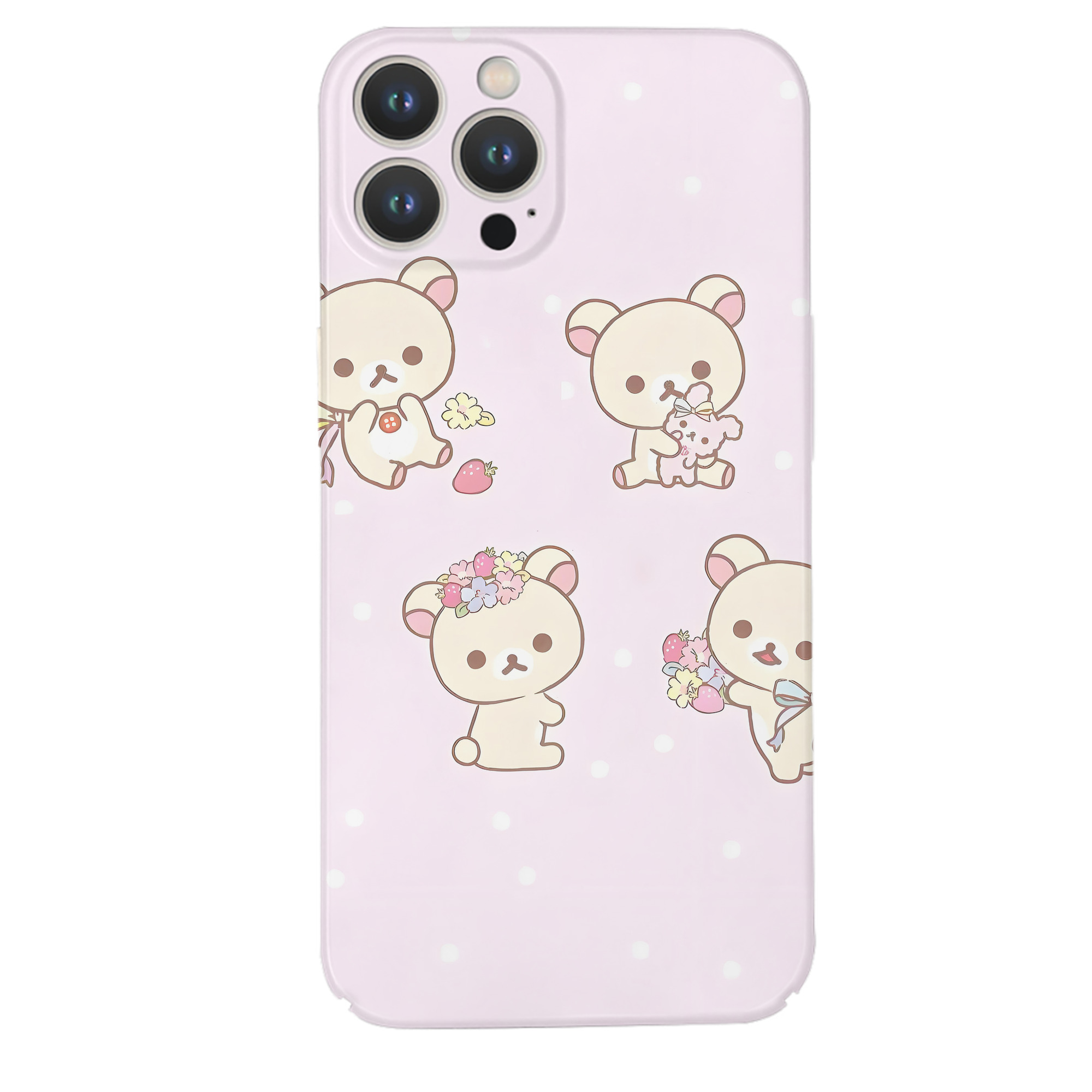 （画像用） リラックマ リラックマ キイロイトリ Rilakkuma Korilakkuma Kiiroitori 【iPhone 14シリーズ対応】ハードケース